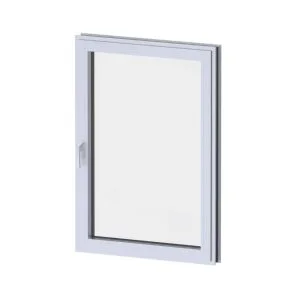 Architectural aluminum impact-window system