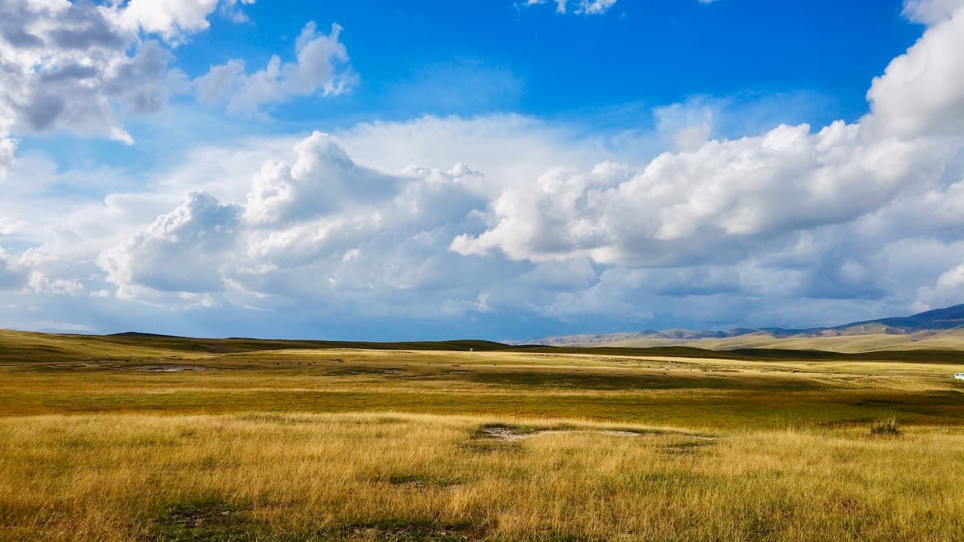 Scenic view of open Oklahoma prairie in Oklahoma